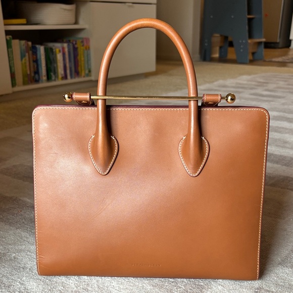 Tan Bridle Leather Strathberry bag Meghan Markle - Picture 3 of 16